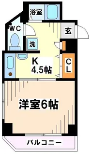 グレースYK【3階】の間取り