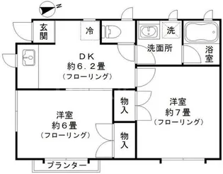 アプリコット【1階】の間取り