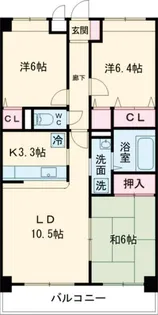 コンフォール【3階】の間取り