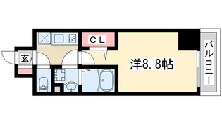 グランMコート新大阪【3階】の間取り