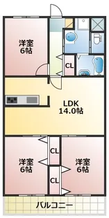 レックスマンション【3階】の間取り