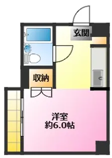 プラーズ上丸子【3階】の間取り