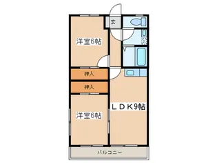 マルニマンション【2階】の間取り