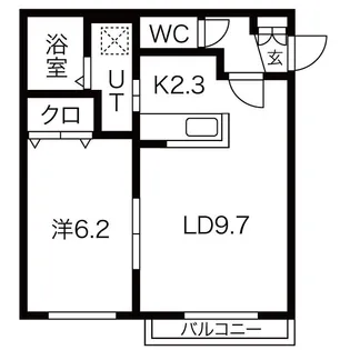 フィーノ本郷通【2階】の間取り