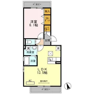 メゾン・ド・ヤギ【3階】の間取り
