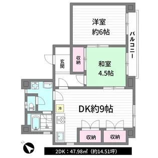Ogikubo Flats【2階】の間取り
