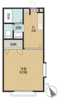 T-net アルファ【1階】の間取り