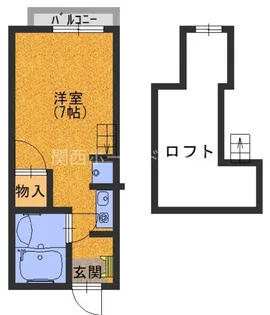 ハイツヴィラ【2階】の間取り