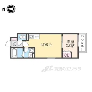 フォレ郡山【2階】の間取り
