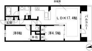プレサンス ロジェ 上前津駅前II【5階】の間取り