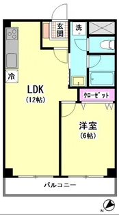 三榮マンション第一【3階】の間取り