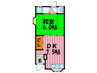 石津コーポMT【2階】の間取り