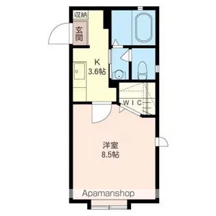 ベルアンジェ【1階】の間取り