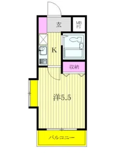 日神パレステージ町田第2【5階】の間取り