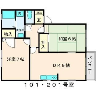 ルミエール【1階】の間取り