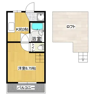 ハツニハイツ 205号室【2階】の間取り