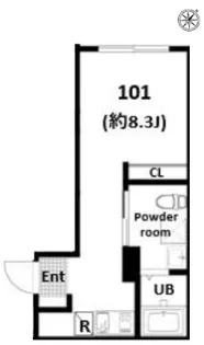 Luna Crescente Kawasaki【1階】の間取り