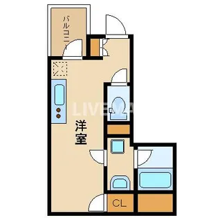 エスコートノヴェル白金高輪【7階】の間取り