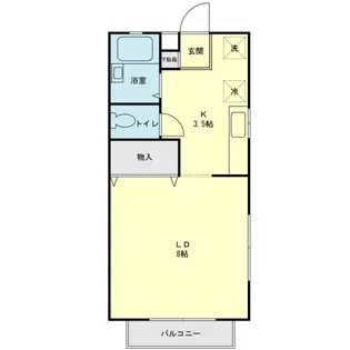 エターナルハイツ【2階】の間取り