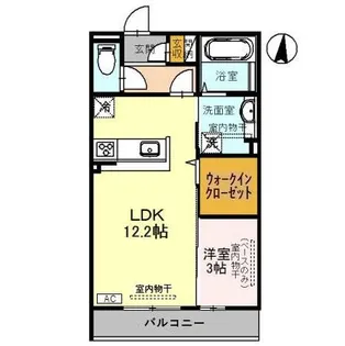 PARIS(パリス)【2階】の間取り