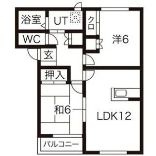 クレーネB棟【2階】の間取り
