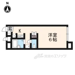 レオパレス秋桜【1階】の間取り