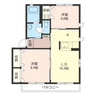 シャーメゾン宮前平B【1階】の間取り