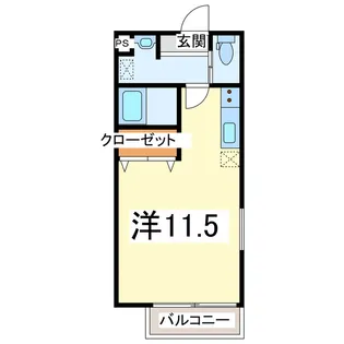 グリーンヒルズ勝浦【2階】の間取り