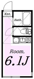 1Rの間取り画像