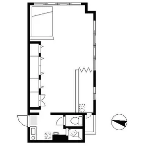 亢ビル(マンスリーマンション)【2階】の間取り