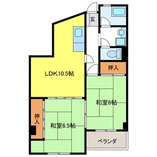 トヨダビル【3階】の間取り