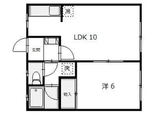 シーサイド富士【2階】の間取り
