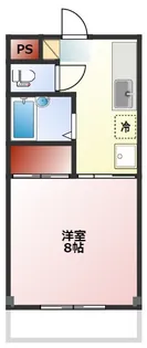 ハイツやまびこC【2階】の間取り