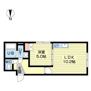 プルミエール・ミウ・ヴィ【1階】の間取り