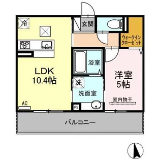アルモニー B【1階】の間取り