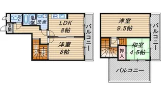 グリーンヴィラ田中【4階】の間取り