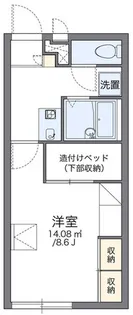 レオパレスフィエール【1階】の間取り