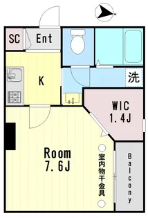 Calm【2階】の間取り