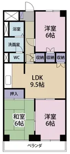 WELL’S HILL【11階】の間取り