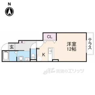 ビサイド法隆寺【1階】の間取り