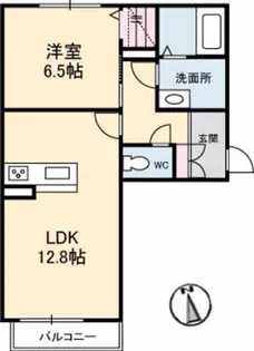 セナール ド ソル【2階】の間取り