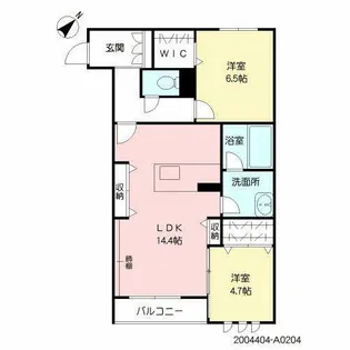 シャーメゾンアメニティ御領I【1階】の間取り
