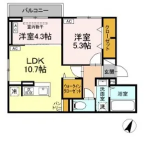 (仮)板橋区坂下1丁目PJ【3階】の間取り