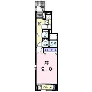 東京都杉並区阿佐谷南1【アパート】の間取り