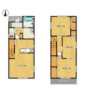 愛知県名古屋市中川区広田町2【一戸建】の間取り