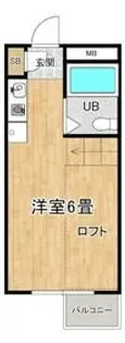 1Rの間取り画像