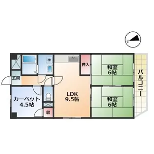 ファクタービル【4階】の間取り