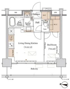 東京都江東区木場6【マンション】の間取り