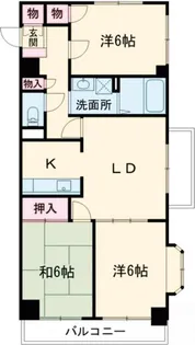 クレール・アルジャン【3階】の間取り