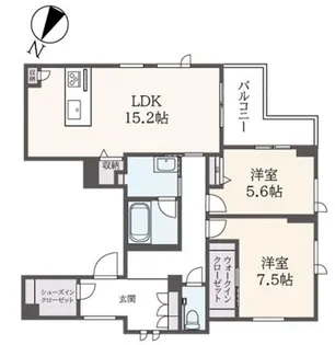 Kメゾン【3階】の間取り